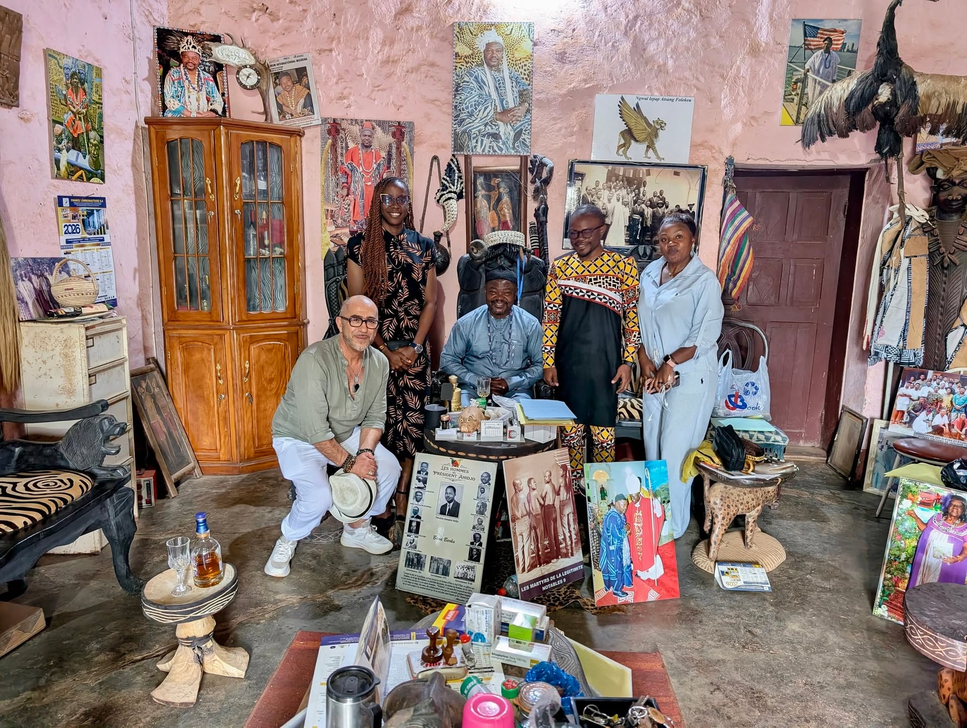 Rencontre avec le chef de la chefferie de Foto